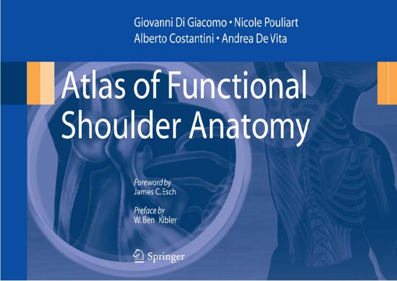Atlas of Functional Shoulder Anatomy by Giovanni Di Giacomo