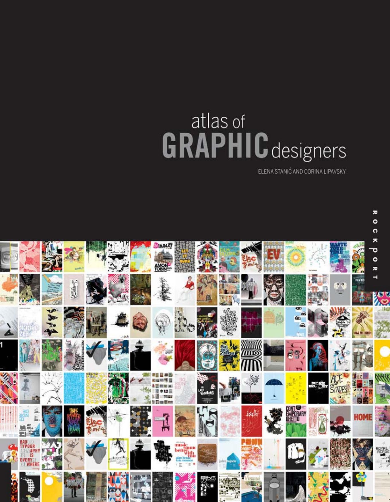 Atlas of Graphic Designers by Elena Stanic Lipavsky Corina
