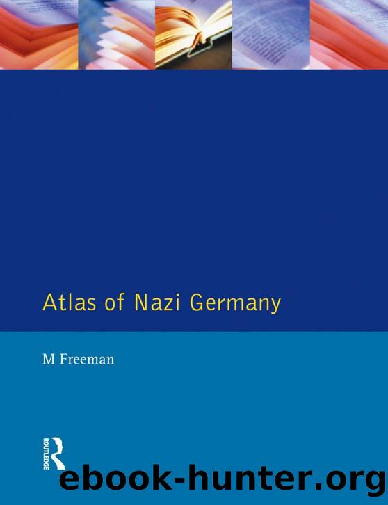 Atlas of Nazi Germany by Freeman Michael