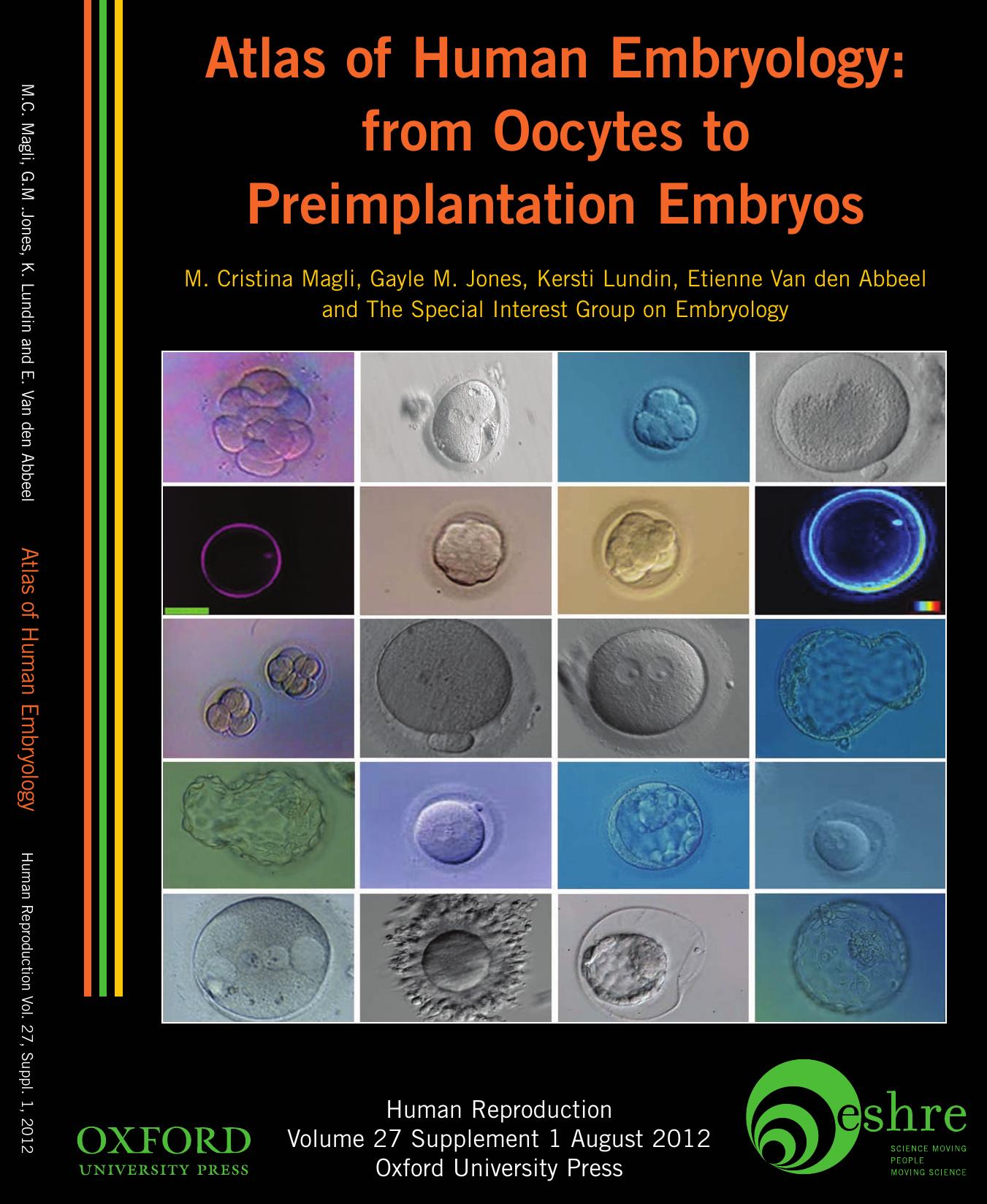 Atlas of human embryology: from oocytes to preimplantation embryos by unknow