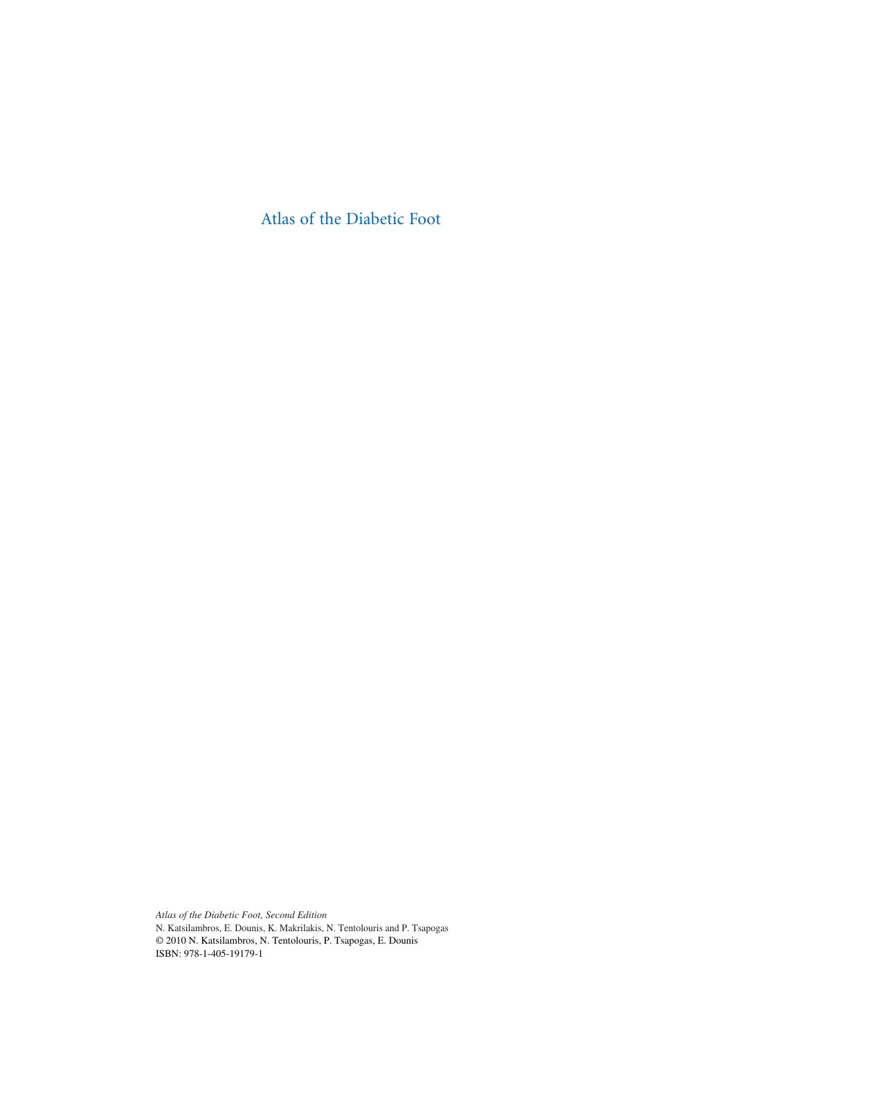 Atlas of the Diabetic Foot, Second Edition, Second Edition by unknow