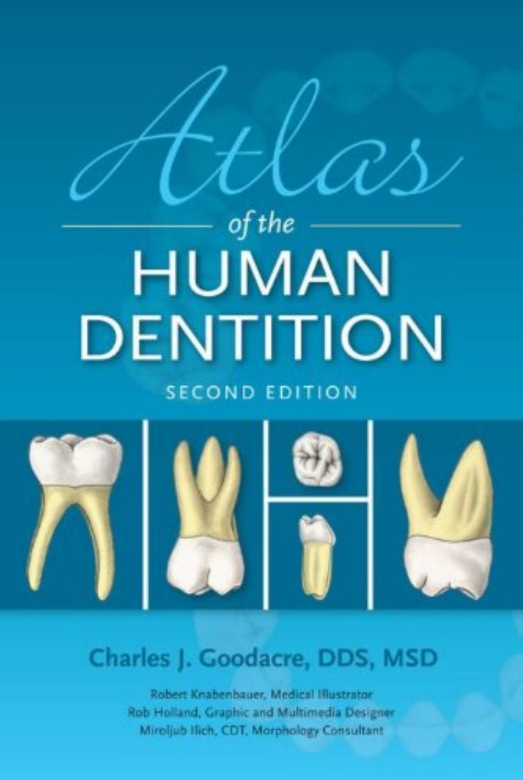 Atlas of the Human Dentition, 2nd Edition by Unknow