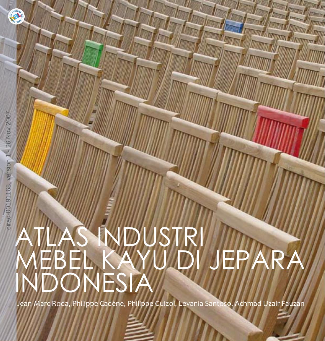 Atlas of wooden furniture industry in Jepara, Indonesia by Jean-Marc Roda ... et al