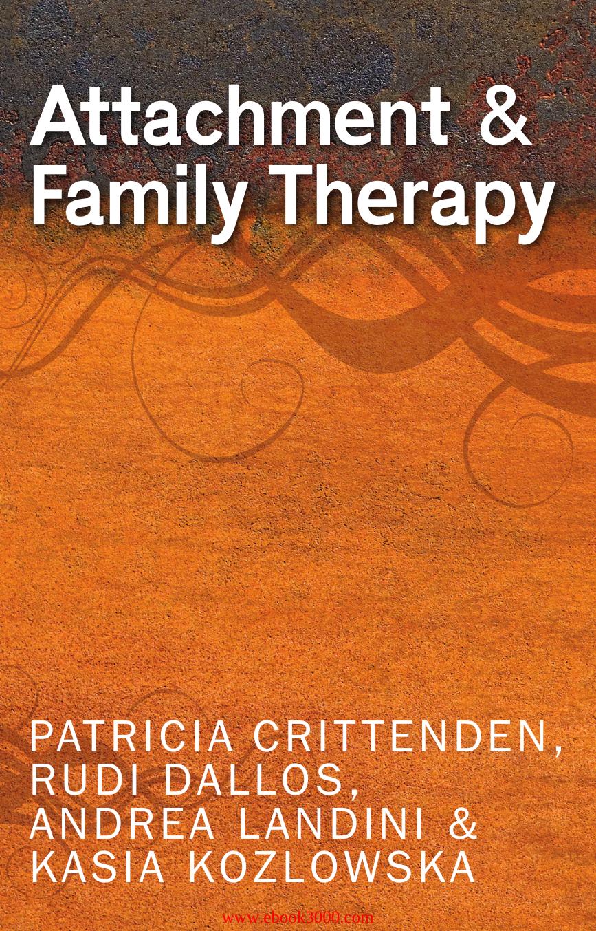Attachment And Family Therapy by Unknow