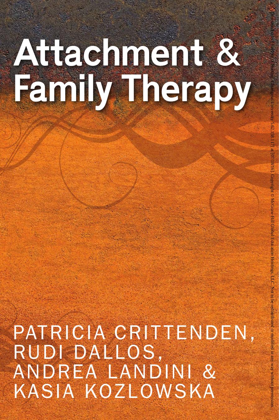 Attachment and family therapy by Crittenden Patricia McKinsey