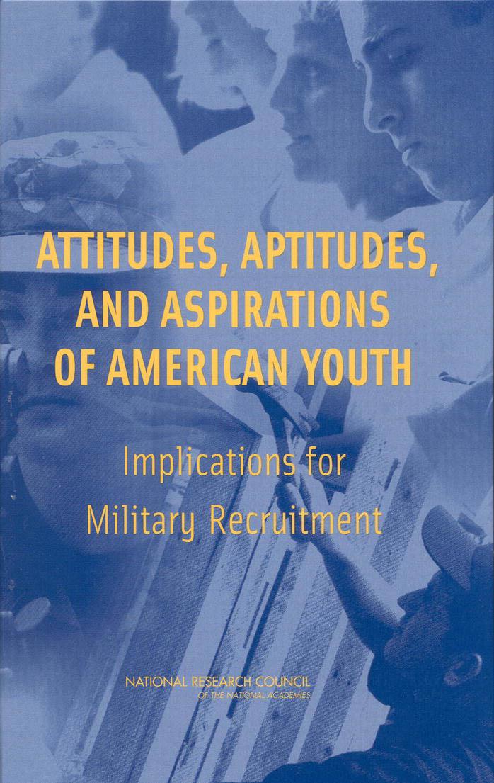 Attitudes, Aptitudes, and Aspirations of American Youth: Implications for Military Recruitment by Committee on the Youth Population and Military Recruitment National Research Council