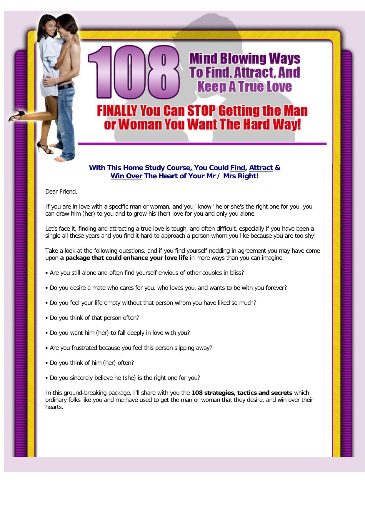 Attract A True Love Secrets. by Best of Kuszter's Collection