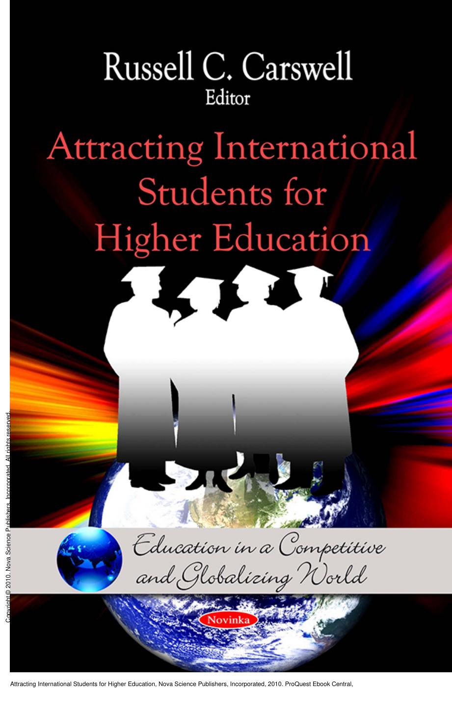 Attracting International Students for Higher Education by Russell C. Carswell