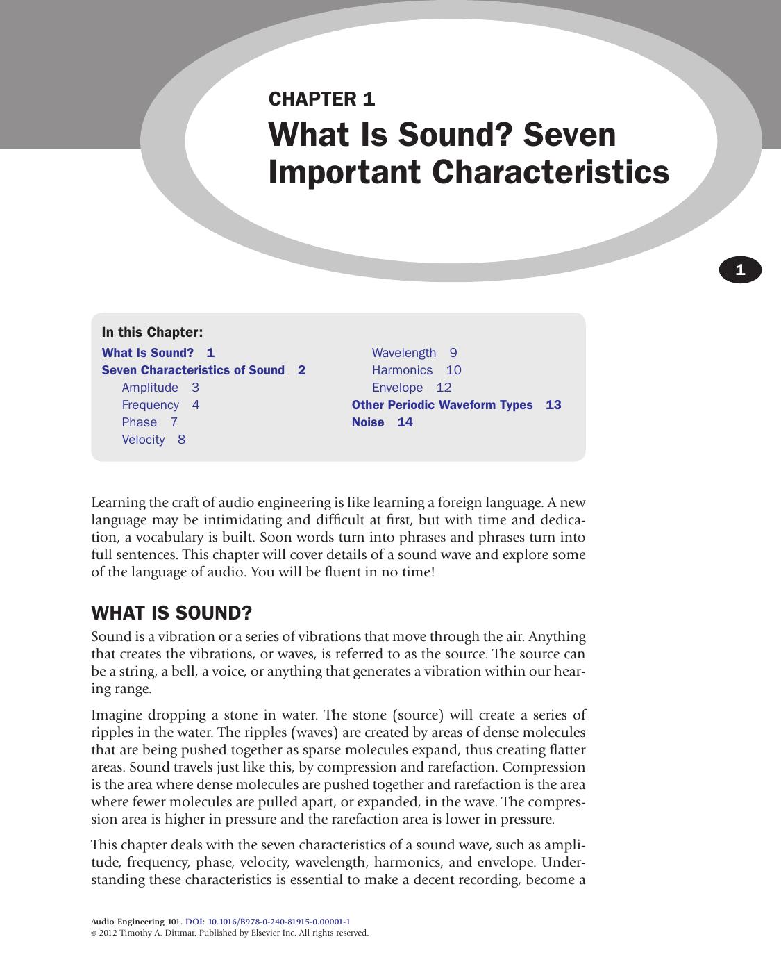 Audio Engineering 101. A Beginner's Guide to Music Production by Tim Dittmar (Auth.)