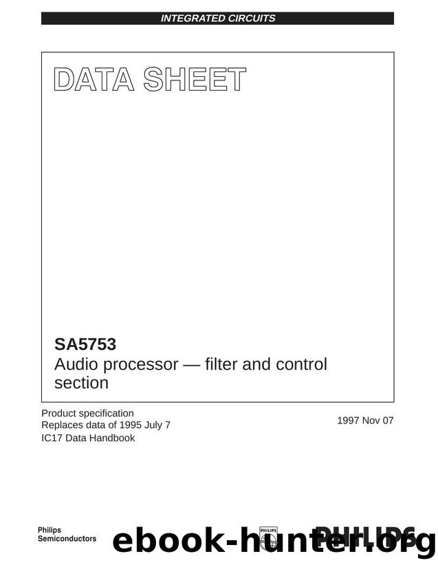 Audio processor - filter and control section by Philips Semiconductors