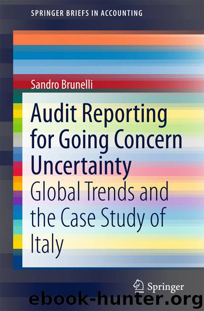Audit Reporting for Going Concern Uncertainty by Sandro Brunelli