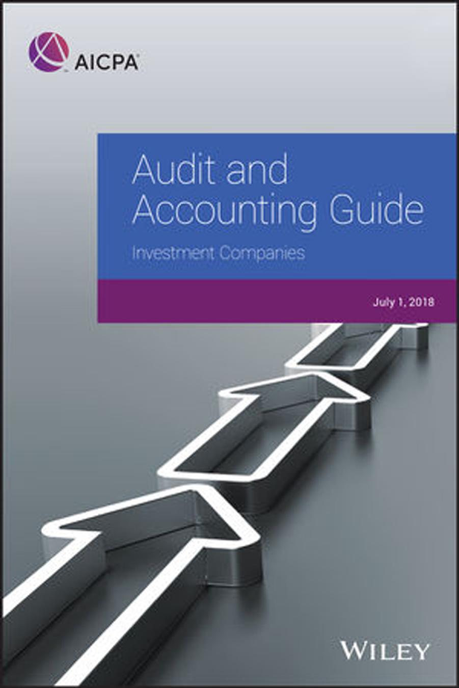 Audit and accounting guide. Investment companies by AICPA