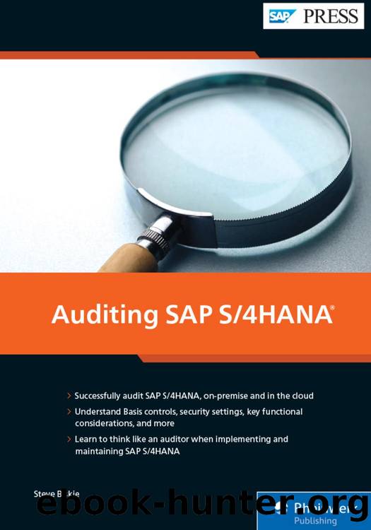 Auditing SAP S4HANA by Steve Biskie