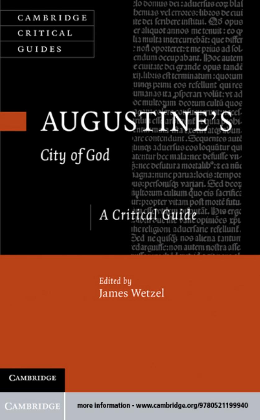 Augustine's City of God: A Critical Guide (Repost) by Unknow