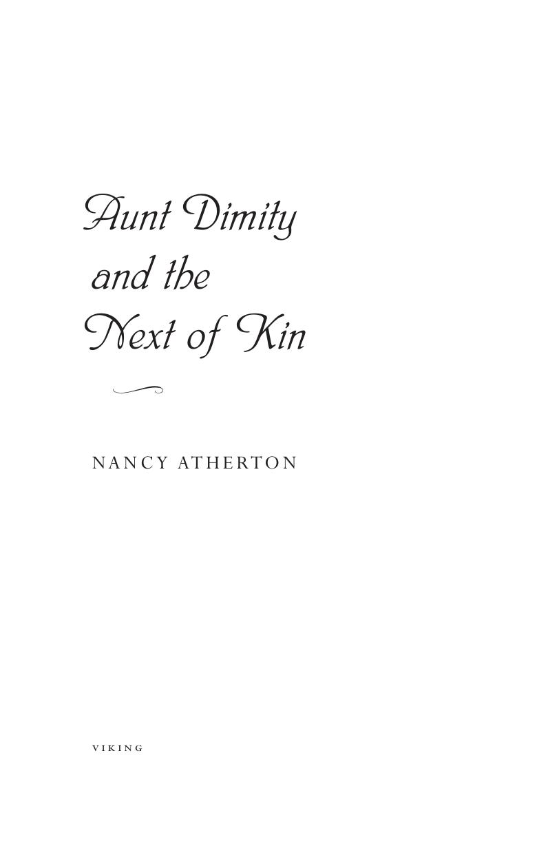 Aunt Dimity and the Next of Kin by Nancy Atherton