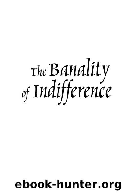 Auron, Yair (trans. Maggie Bar-Tura) - The Banality of Indifference  Zionism and the Armenian Genocide by Routledge (2001)
