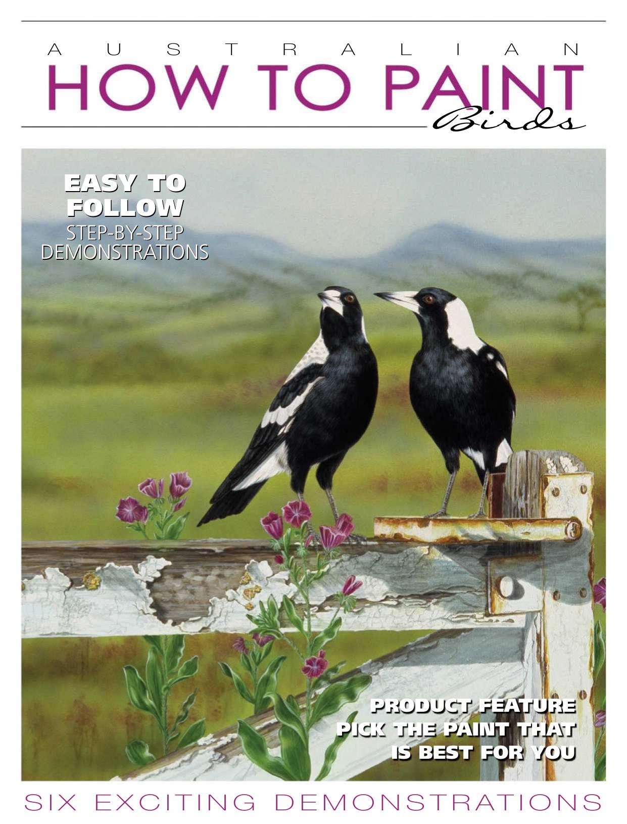 Australian How to Paint - Issue 26 by 2018 (Birds)