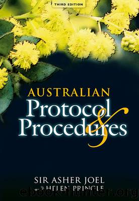 Australian Protocol and Procedures by Helen Pringle