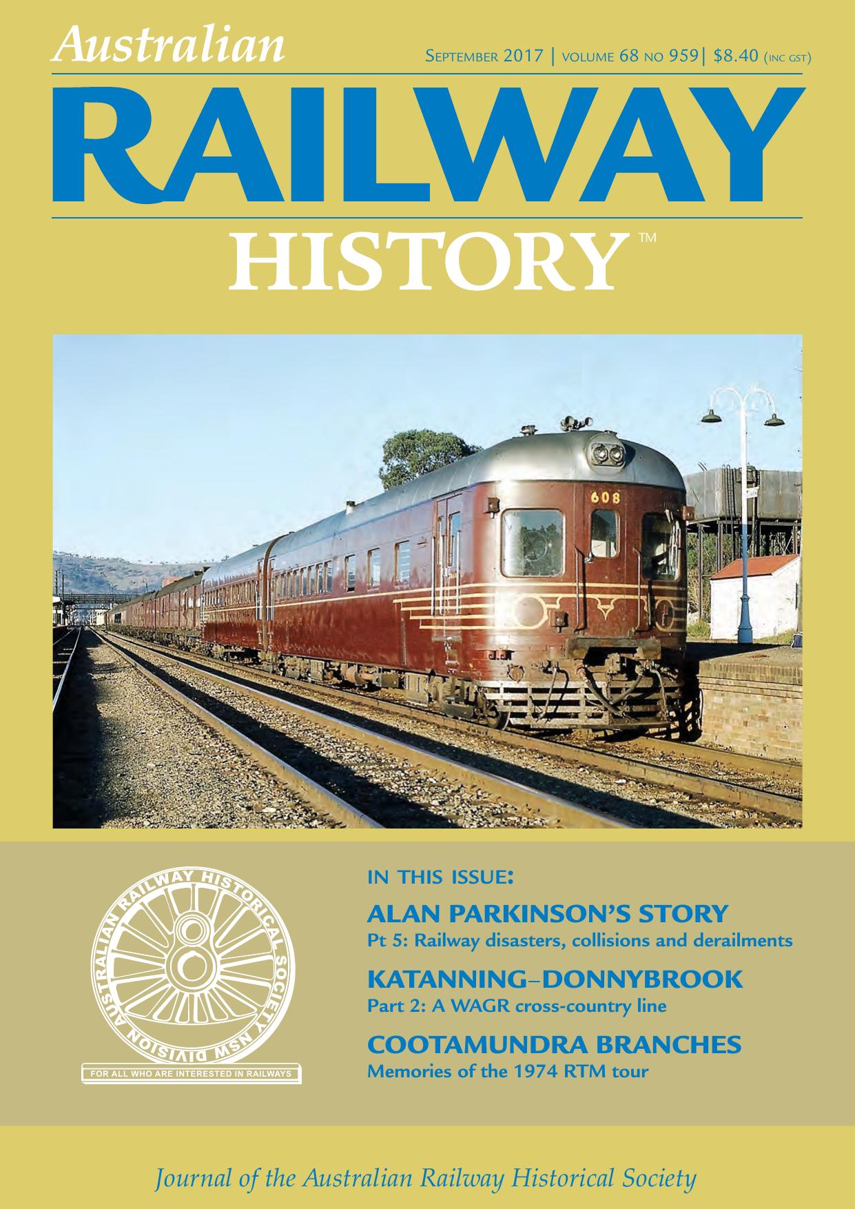 Australian Railway History by 1709
