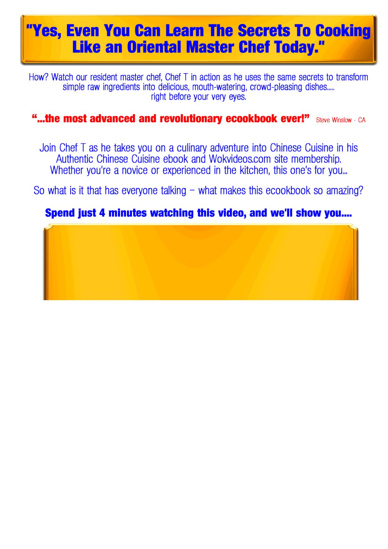 Authentic Chinese Cuisine & WokVideos.com Membership. by Best of Kuszter's Collection