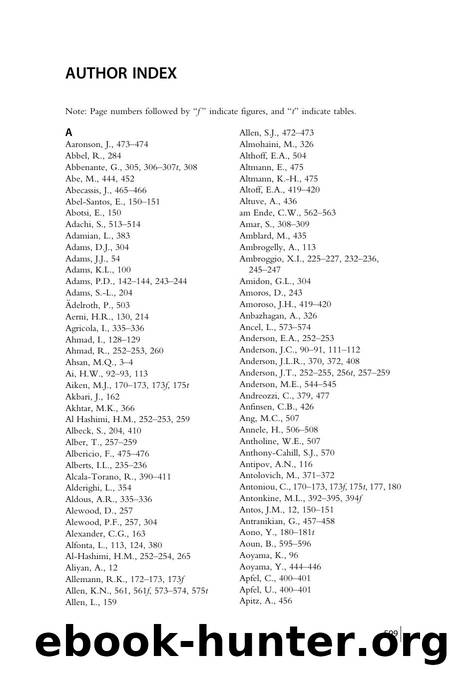 Author Index by Vincent L. Pecoraro