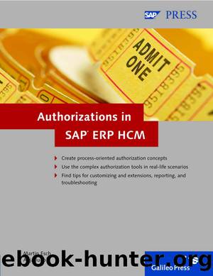 Authorizations in SAP ERP HCM by Martin Esch Anja Marxsen