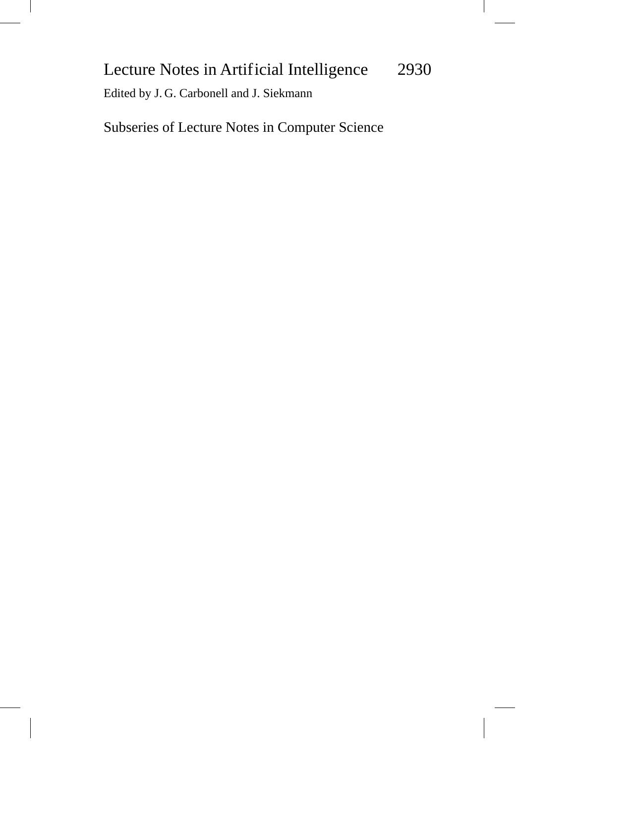Automated Deduction in Geometry: 4th International Workshop, ADG 2002, Hagenberg Castle, Austria, September 4-6, 2002. Revised Papers by Gábor Bodnár (auth.) Franz Winkler (eds.)