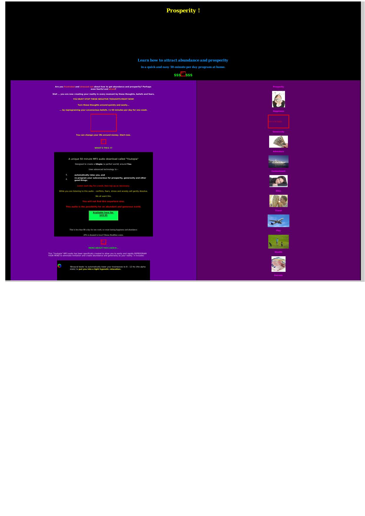 Automatic Self-hypnosis For Wealth And Happiness. by Best of Kuszter's Collection