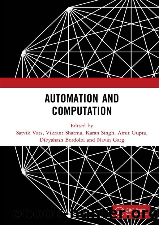 Automation and Computation. Proceedings Of The International Conference On Automation And Computation, (Autocom 2022), Dehradun, India, 20â22 December 2022 by Satvik Vats Vikrant Sharma Karan Singh Amit Gupta Dibyahash Bordoloi Navin Garg