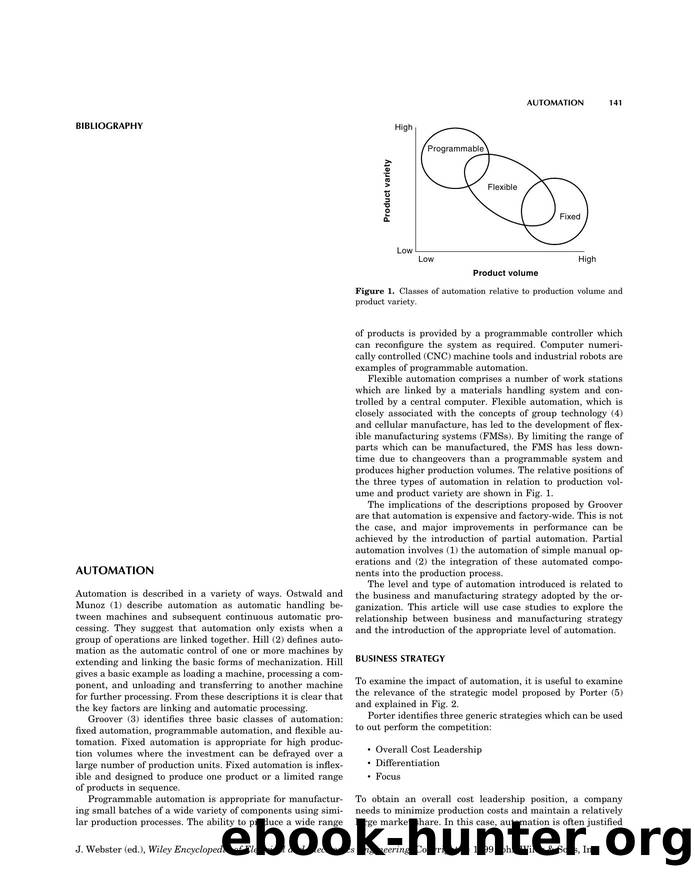 Automation". In: Wiley Encyclopedia of Electrical and Electronics Engineering by Unknown