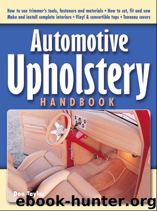 Automotive Upholstery Handbook by Taylor Don