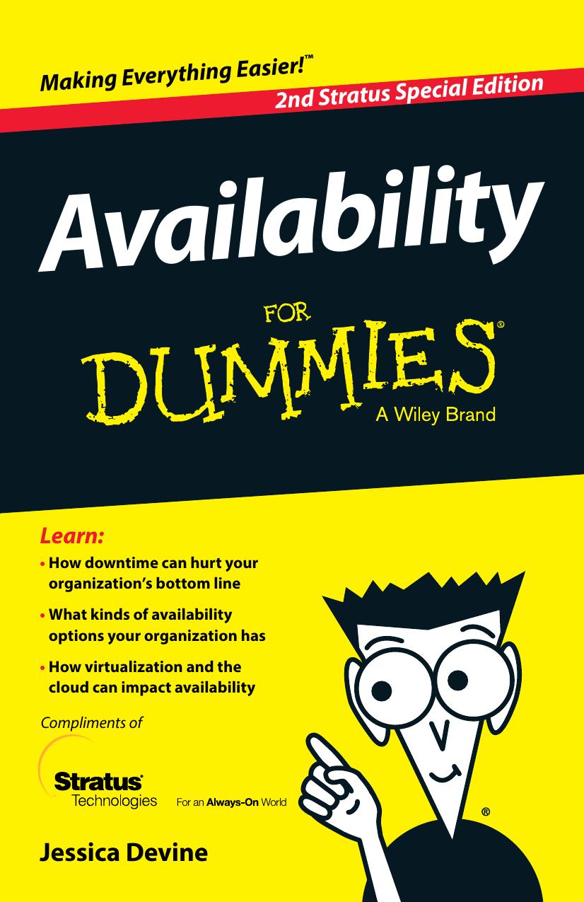 Availability For Dummies by Devine J