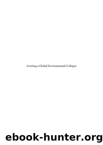 Averting a Global Environmental Collapse : The Role of Anthropology and Local Knowledge by Thomas Reuter