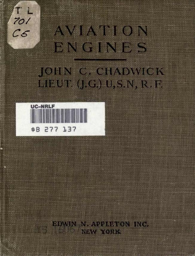 Aviation engines by John Campbell Chadwick