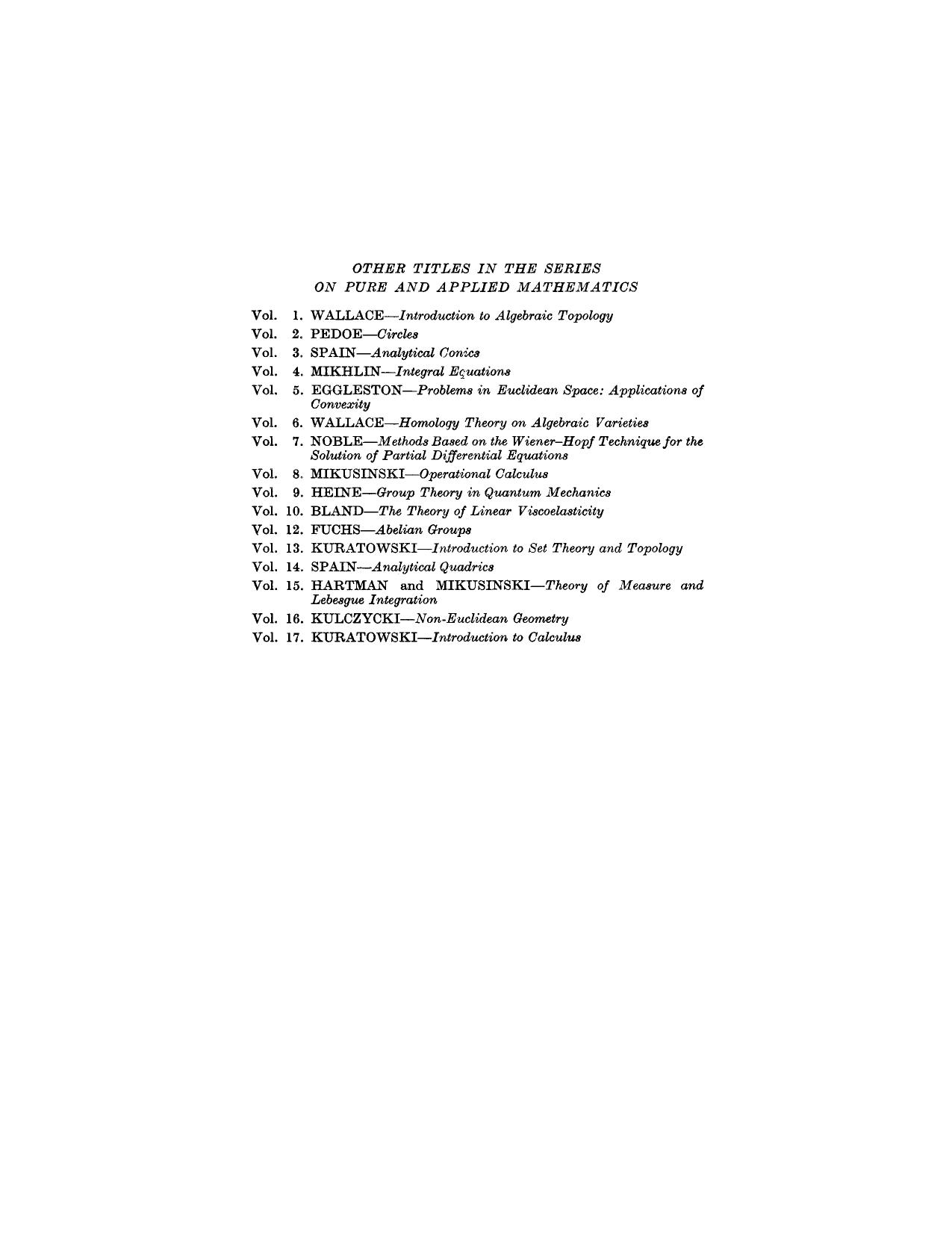 Axiomatics of classical statistical mechanics by Kurth Rudolf; Sneddon I. N.; Stark M.; Ulam S