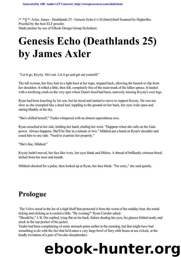 Axler, James - Deathlands 25 by Axler James