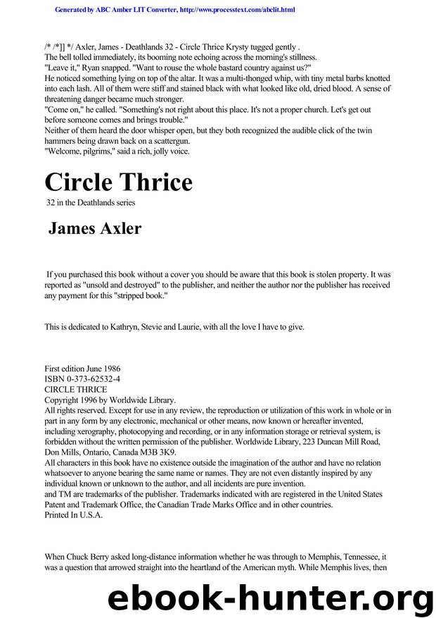 Axler, James - Deathlands 32 by Axler James