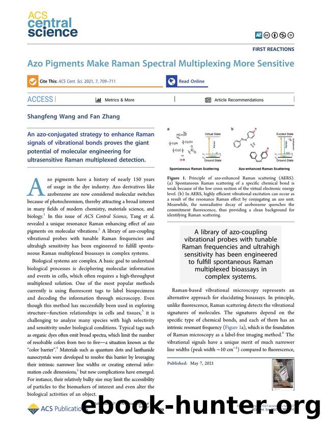 Azo Pigments Make Raman Spectral Multiplexing More Sensitive by Shangfeng Wang & Fan Zhang (ORCID: 0000-0001-7886-6144)