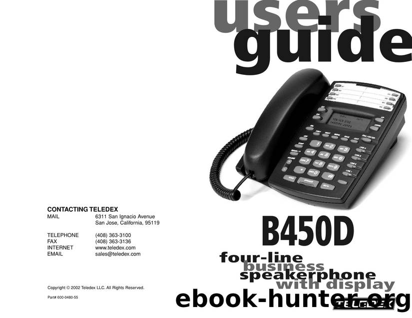 B450D User Guide by Unknown