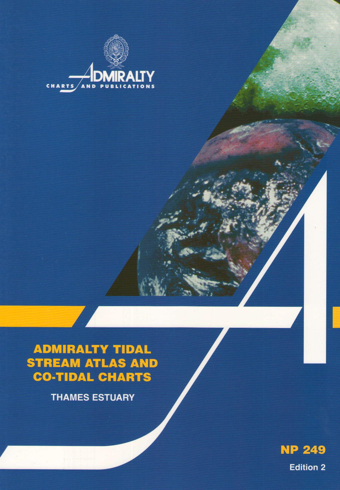 BA Tidal Stream Atlas & Co-Tidal Charts NP249 by Thames Estuary