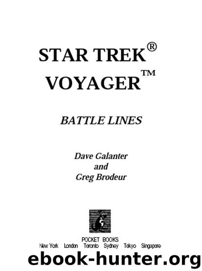 BATTLE LINES by Dave Galanter & Greg Brodeur