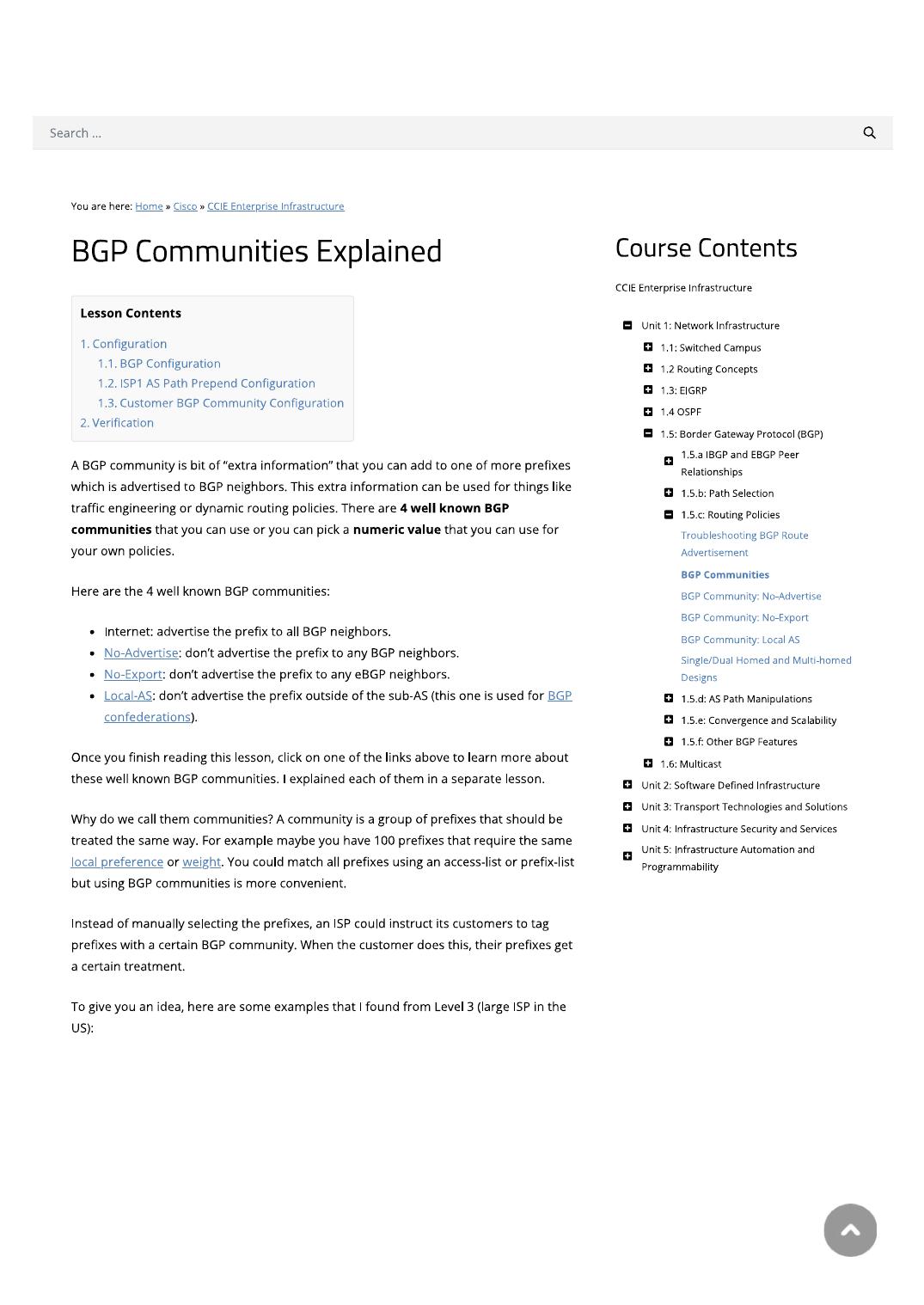 BGP Communities Explained by Rohan