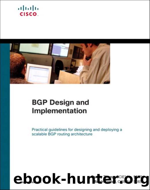 BGP Design and Implementation by Randy Zhang & Micah Bartell