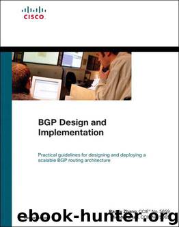 BGP Design and Implementation by Zhang Randy & Bartell Micah