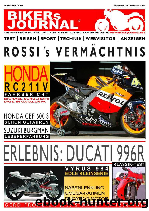 BIKERs JOURNAL 04-2004 by Hoffmann
