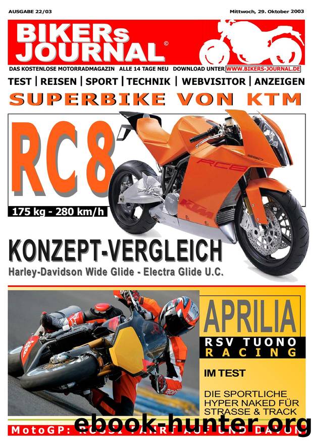 BIKERs JOURNAL 22-2003 by Hoffmann