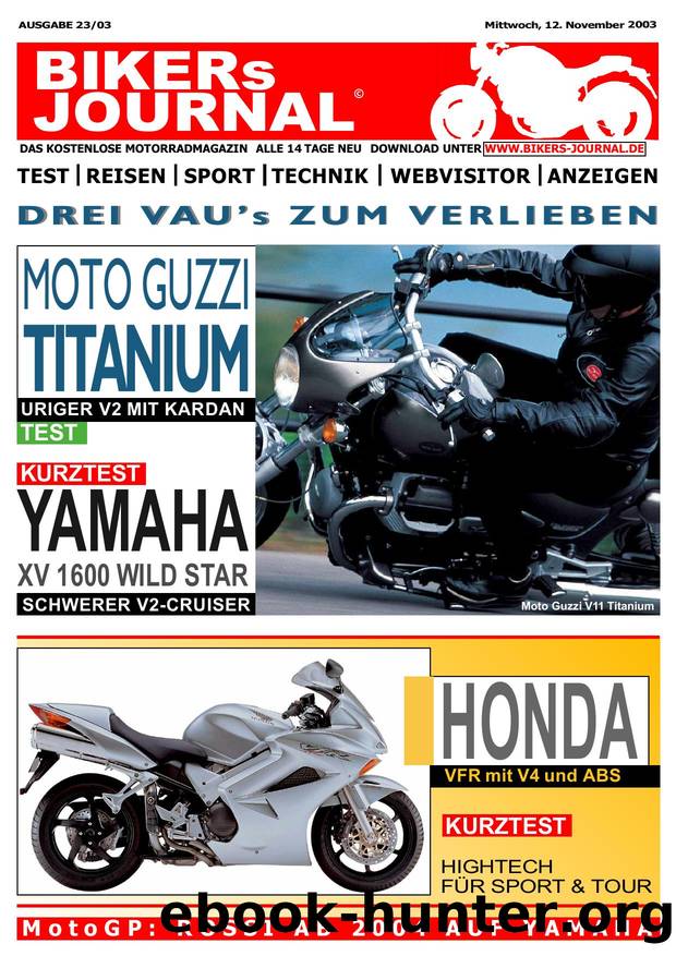 BIKERs JOURNAL 23-2003 by Hoffmann