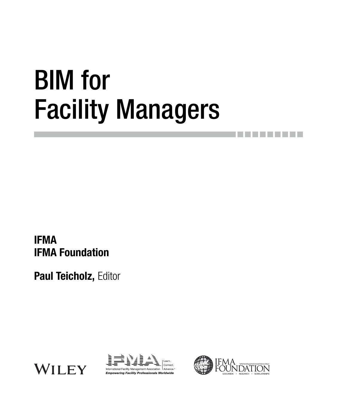 BIM for Facility Managers by Unknow