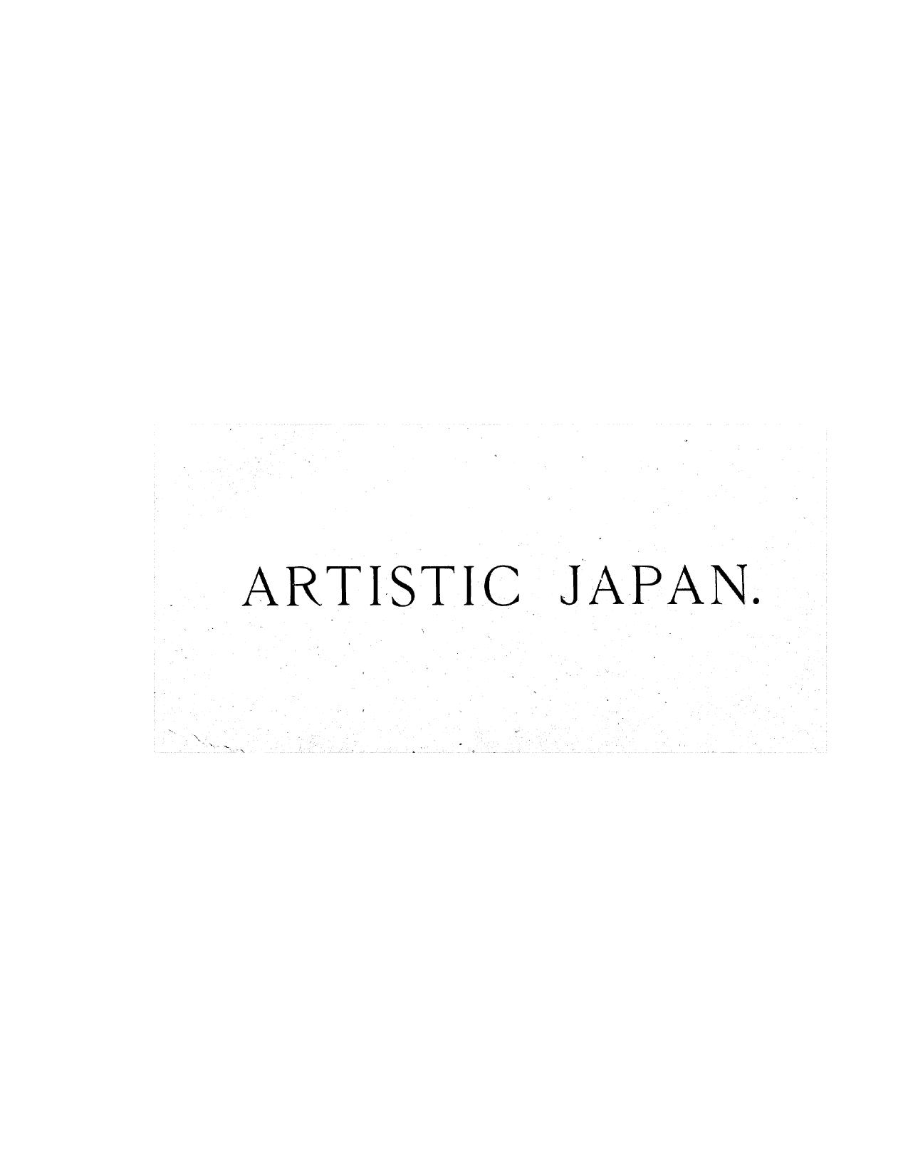BING - Artistic japan illustrations and essays. vol. 3 by 1889
