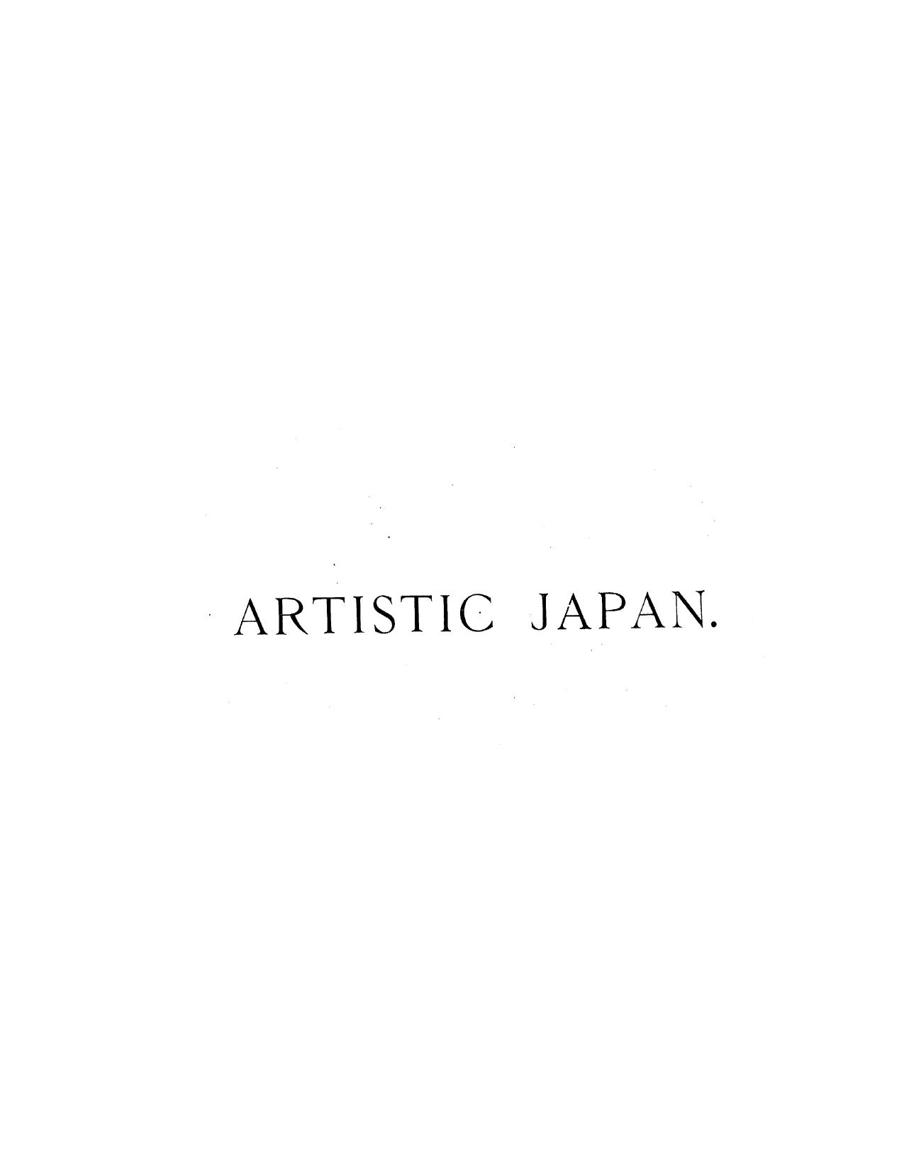BING - Artistic japan illustrations and essays. vol. 4 by 1890